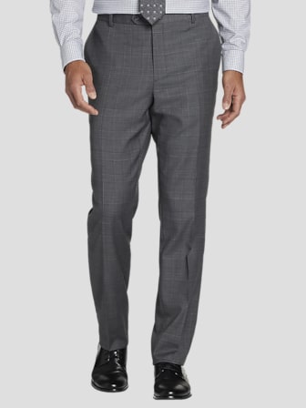 Modern Fit Sharkskin Suit Pants