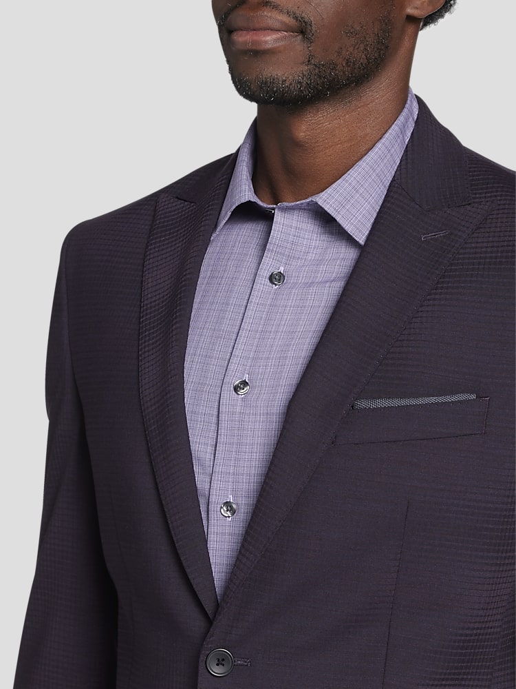 Modern Fit Check Suit Separates Jacket