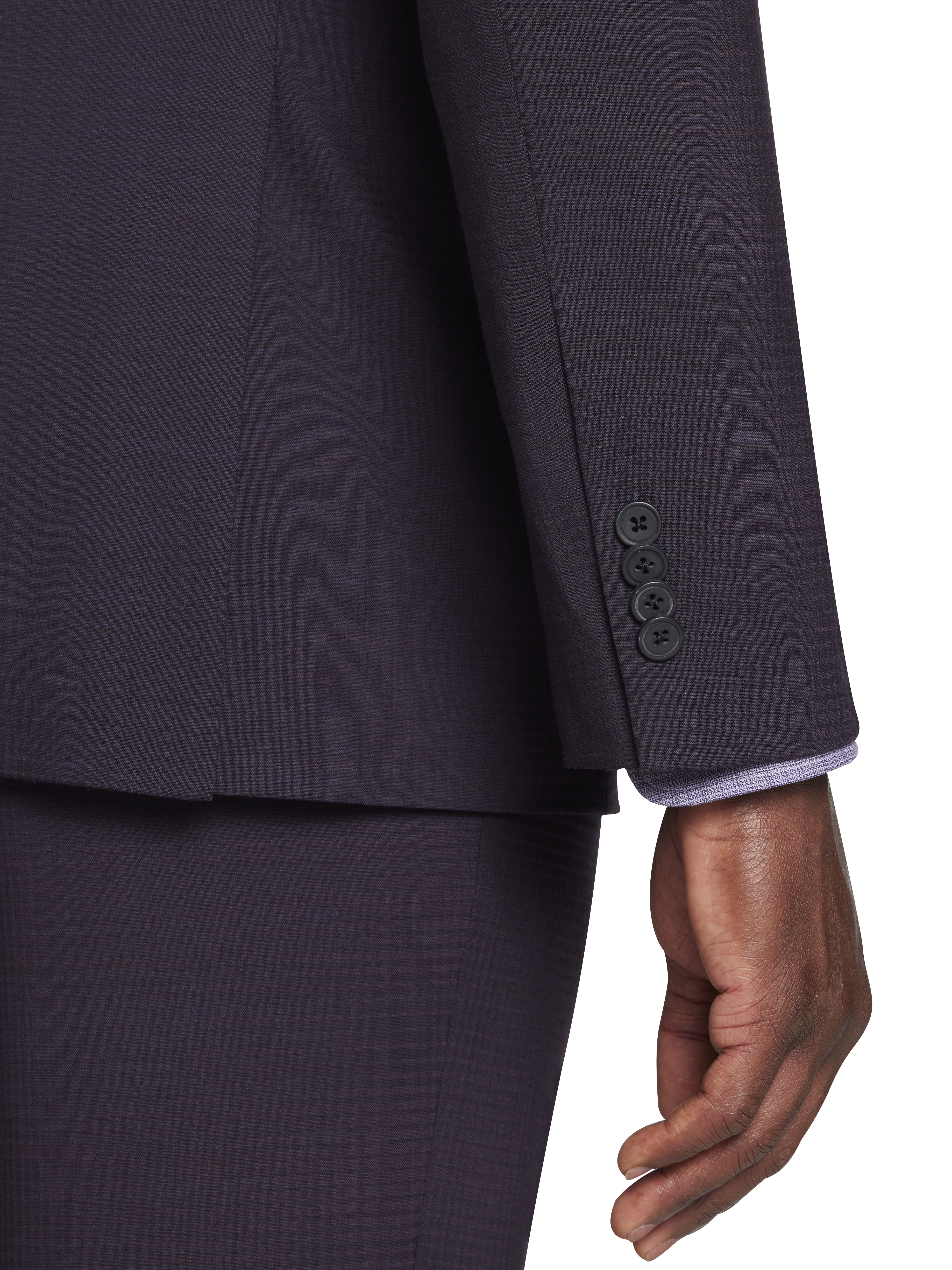 Modern Fit Wool Blend Suit Jacket