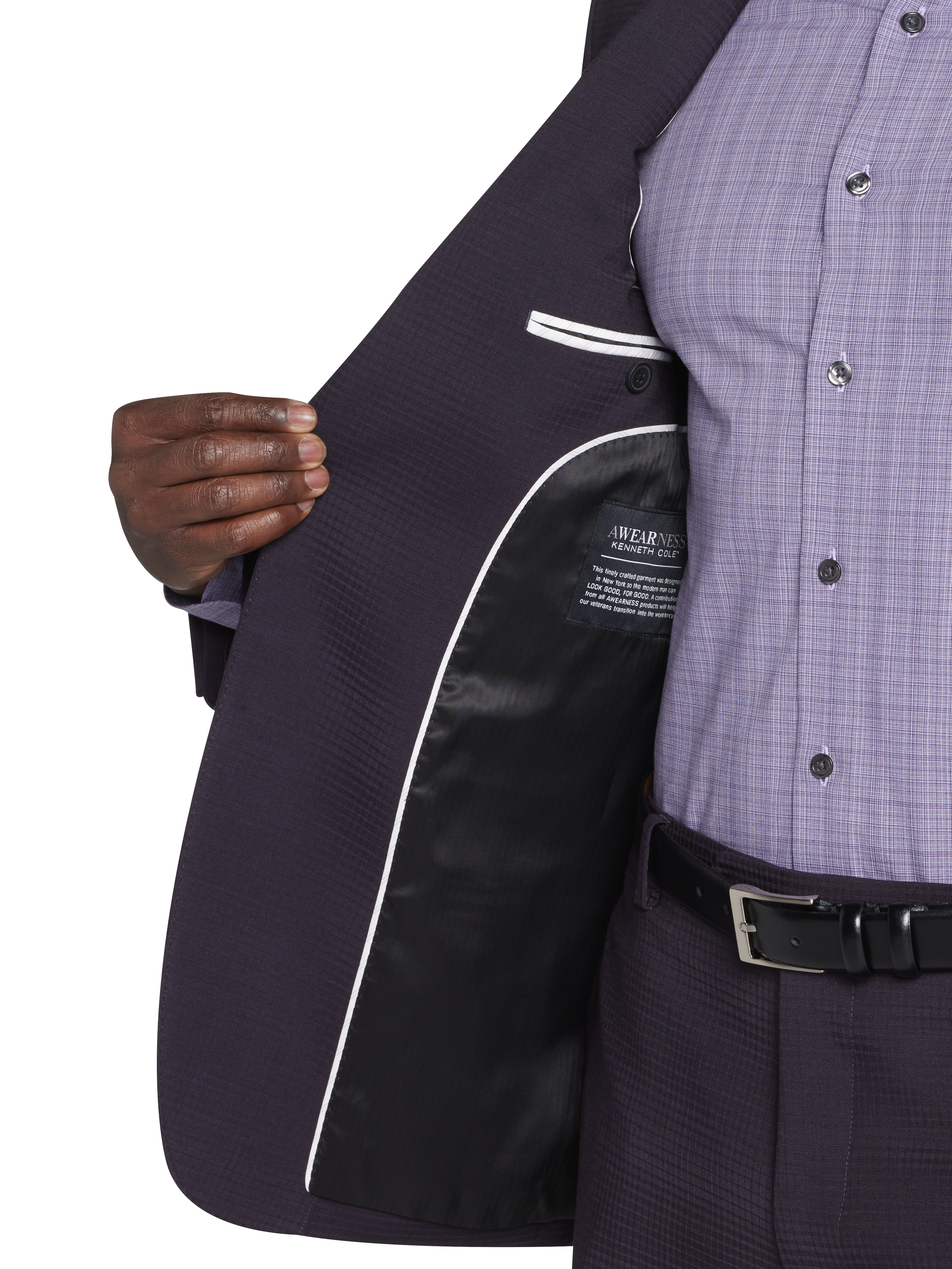 Modern Fit Wool Blend Suit Jacket