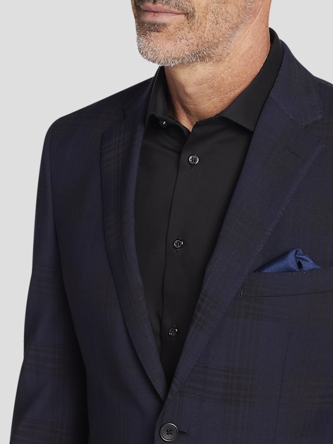Awearness Kenneth Cole Modern Fit Wool Blend Suit Jacket