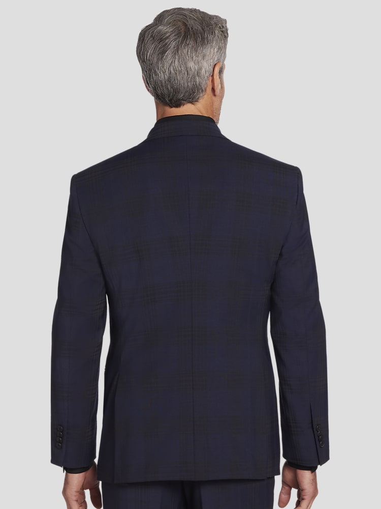 Modern Fit Plaid Suit Separates Jacket