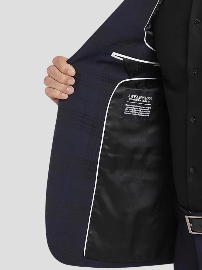 Awearness Kenneth Cole Modern Fit Wool Blend Suit Jacket