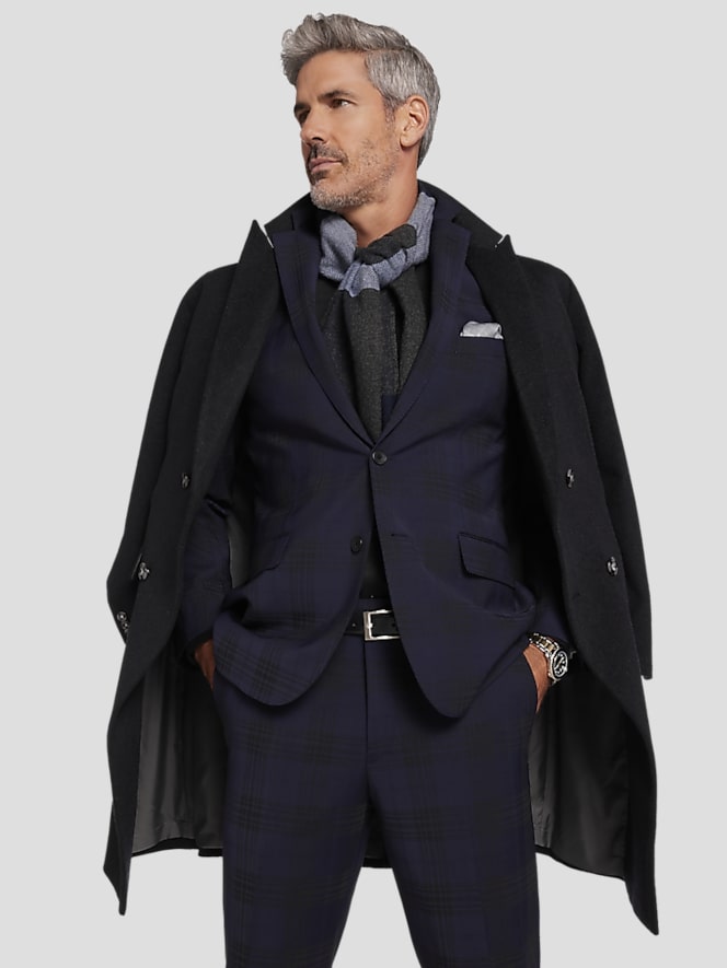 Awearness Kenneth Cole Modern Fit Wool Blend Suit Jacket