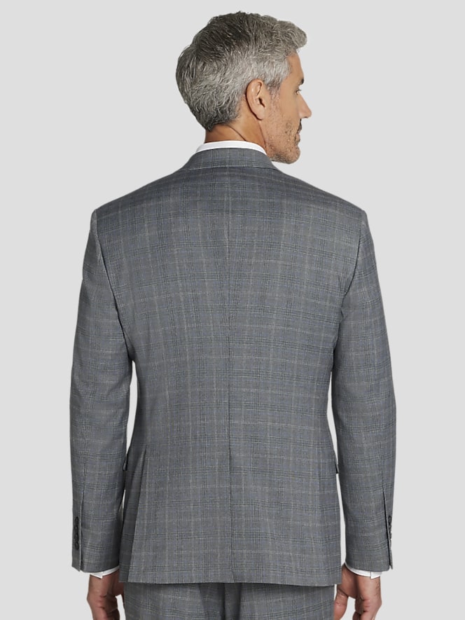 Pronto Uomo Modern Fit Windowpane Suit