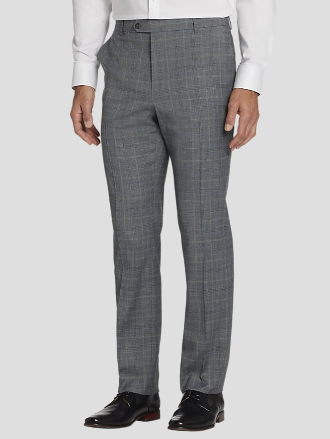Pronto Uomo Modern Fit Windowpane Suit