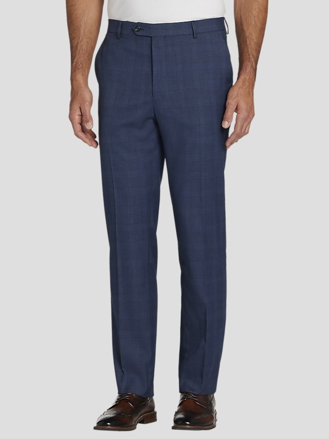 Pronto Uomo Modern Fit Plaid Suit