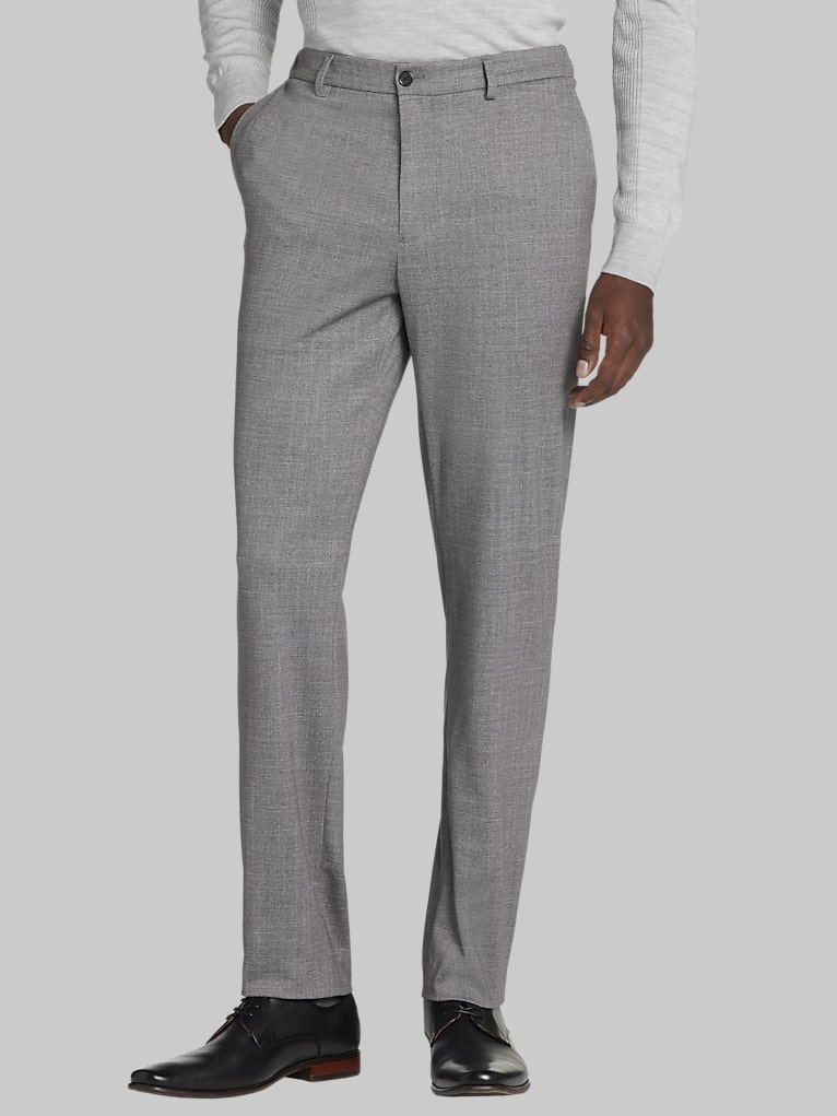 JOE Joseph Abboud Slim Fit Sharkskin Suit Pants