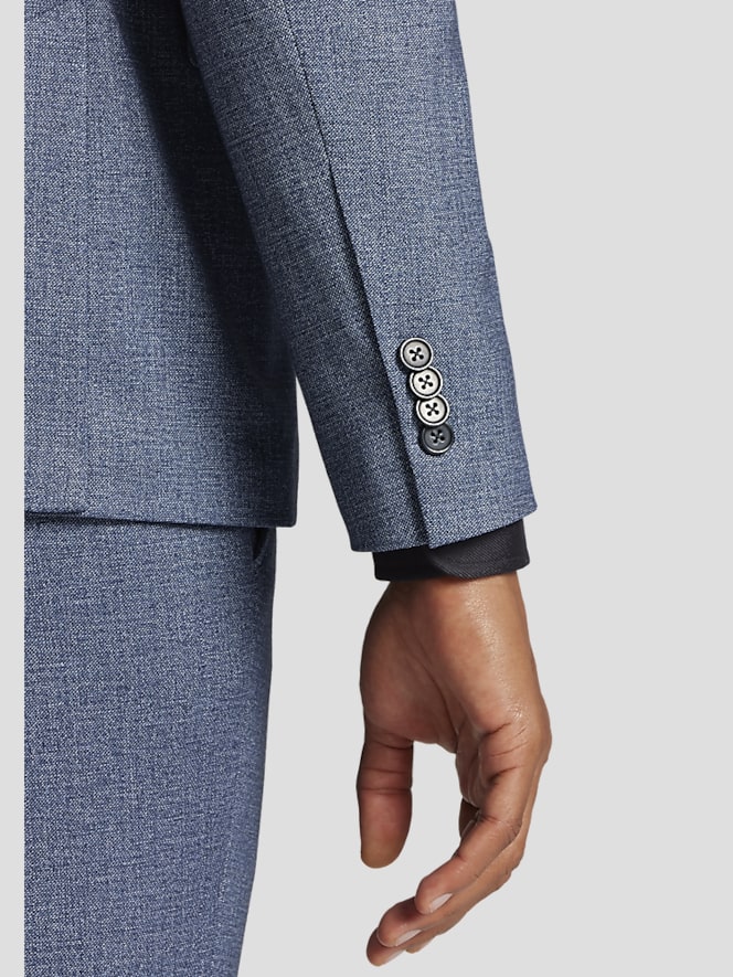 JOE Joseph Abboud Slim Fit Sharkskin Suit Jacket