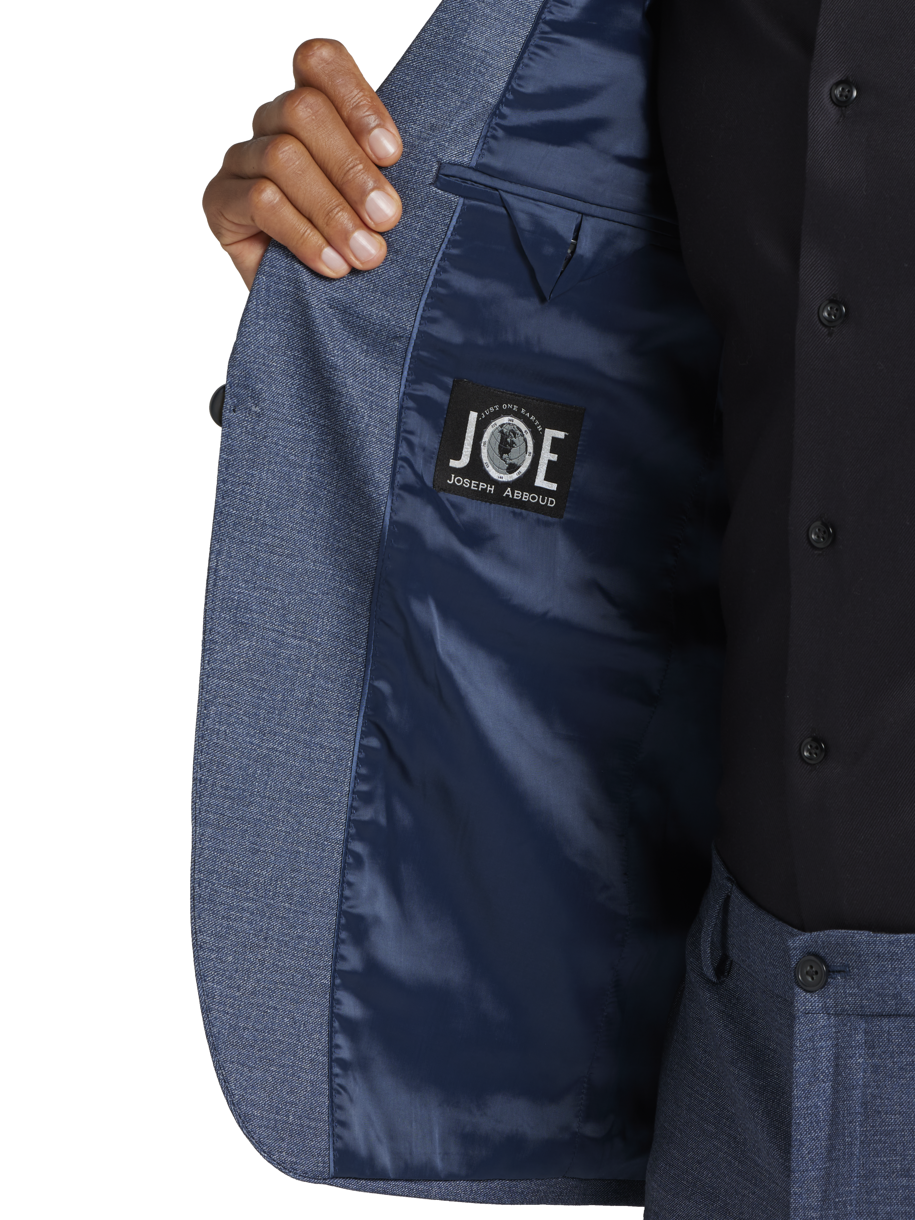 Slim Fit Sharkskin Suit Jacket