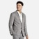 Slim Fit Suit Separates Sharkskin Windowpane Plaid Pants