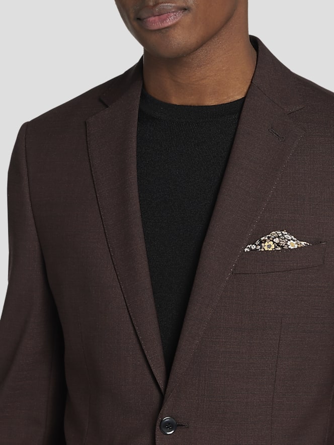 JOE Joseph Abboud Slim Fit Sharkskin Suit Jacket
