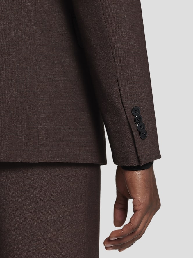 JOE Joseph Abboud Slim Fit Sharkskin Suit Jacket