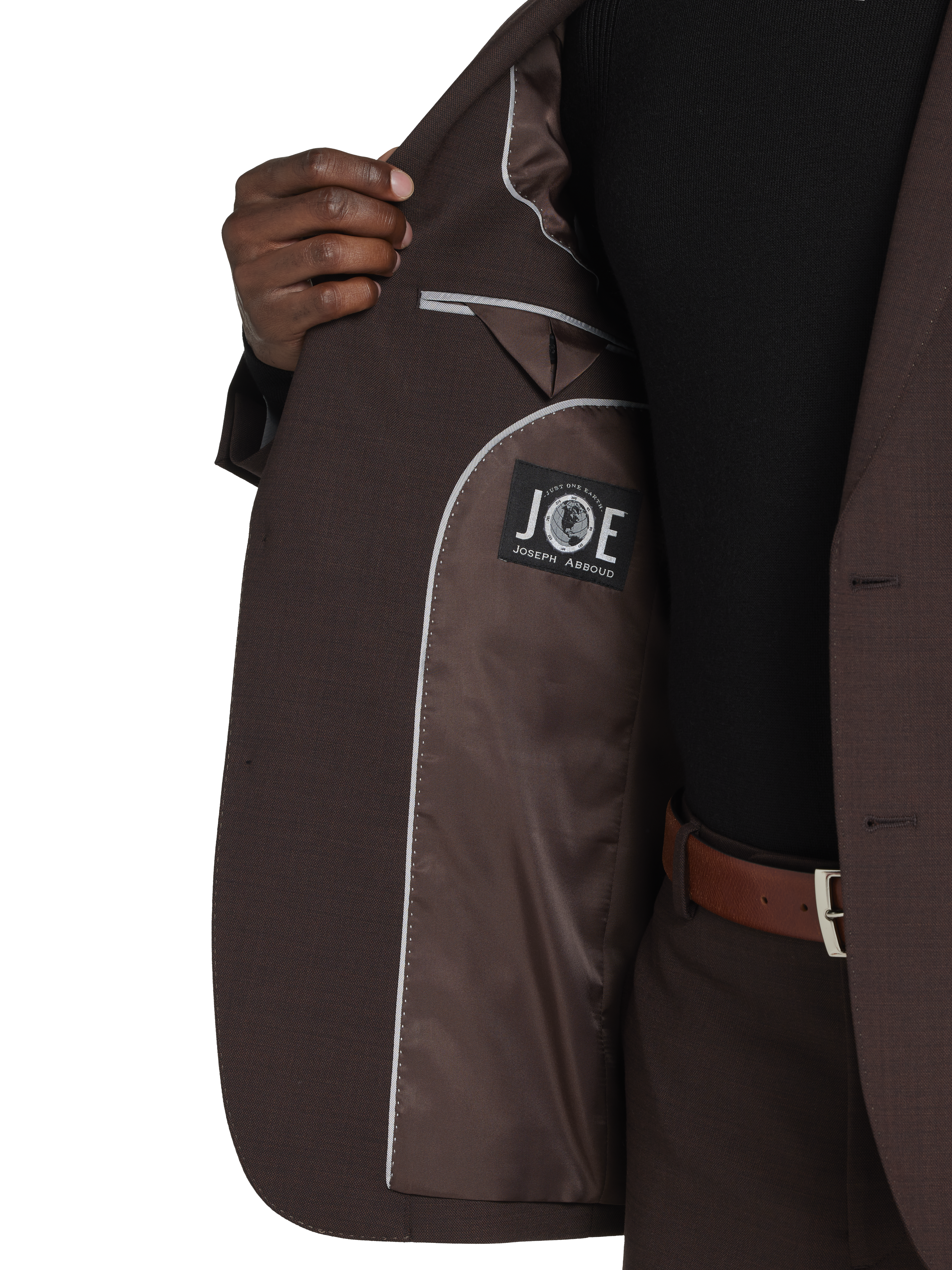 Slim Fit Sharkskin Suit Jacket