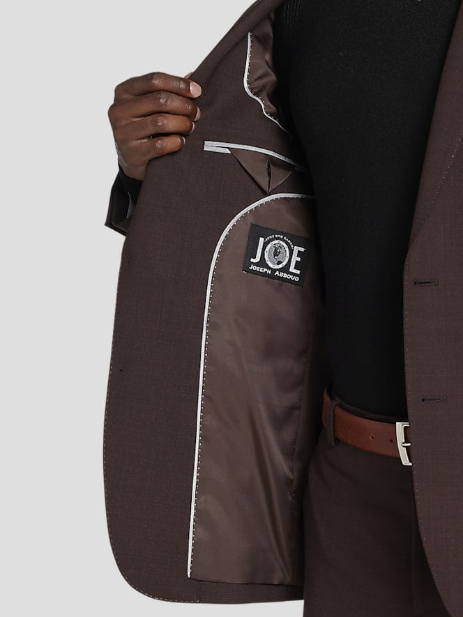 JOE Joseph Abboud Slim Fit Sharkskin Suit Jacket