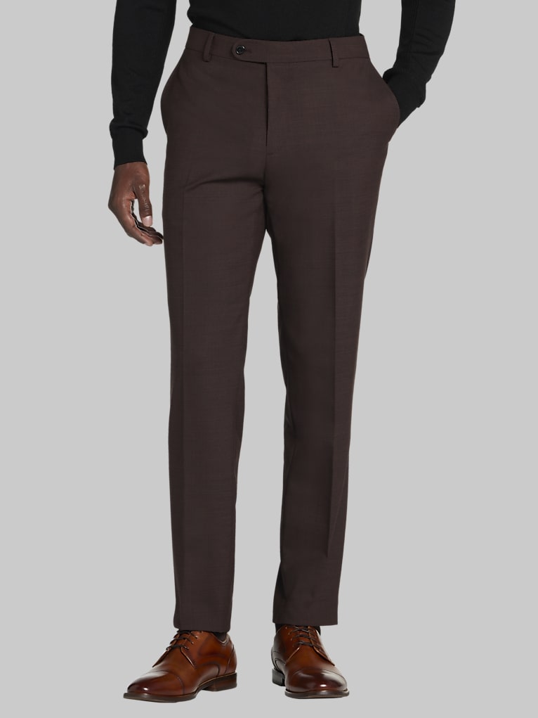 JOE Joseph Abboud Slim Fit Sharkskin Suit Pants