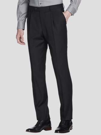 Modern Fit Sharkskin Suit Pants