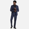 Joseph Abboud Classic Fit Wool Blend Windowpane Suit Jacket