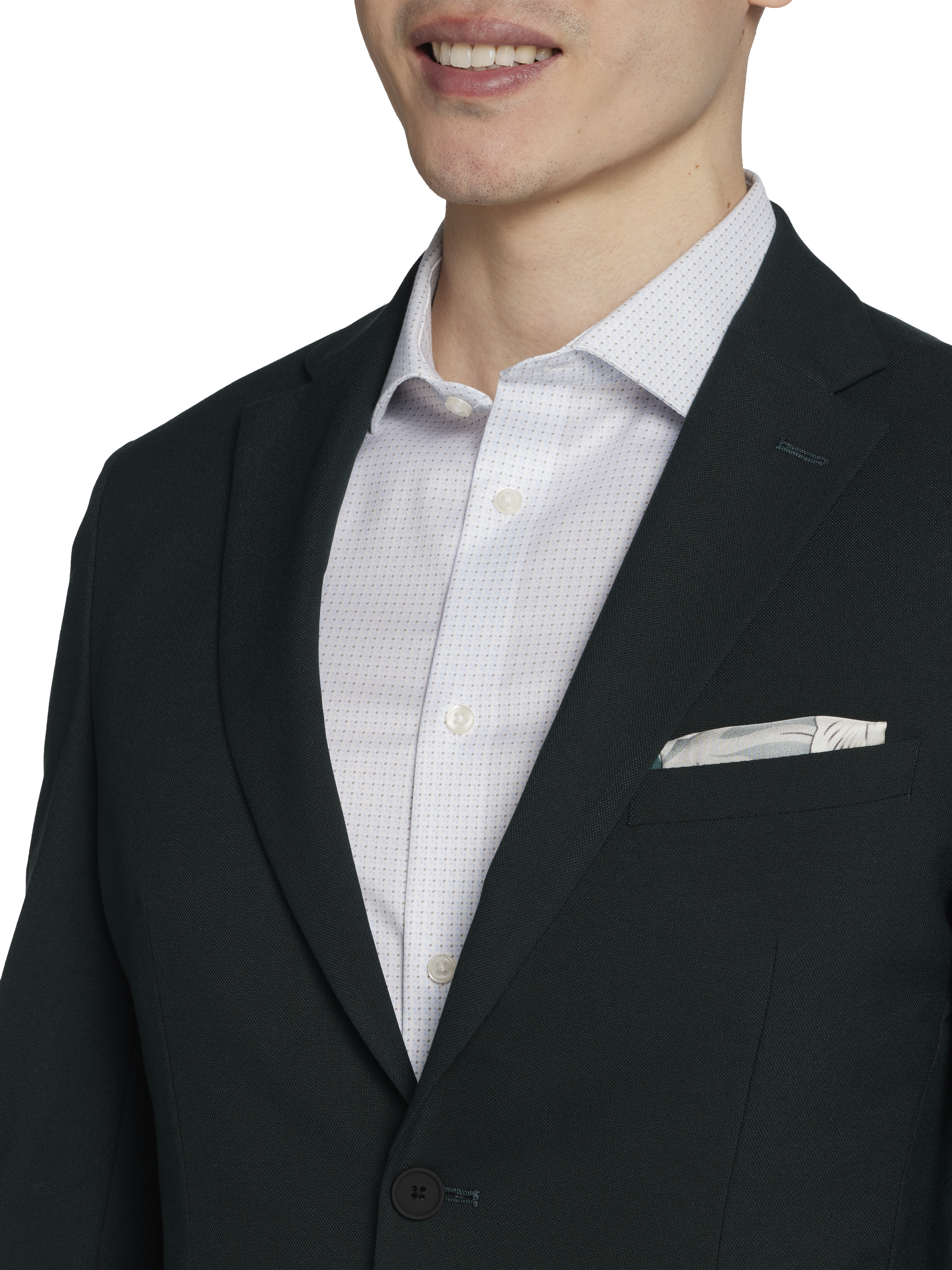 Notch Lapel Suit Jacket