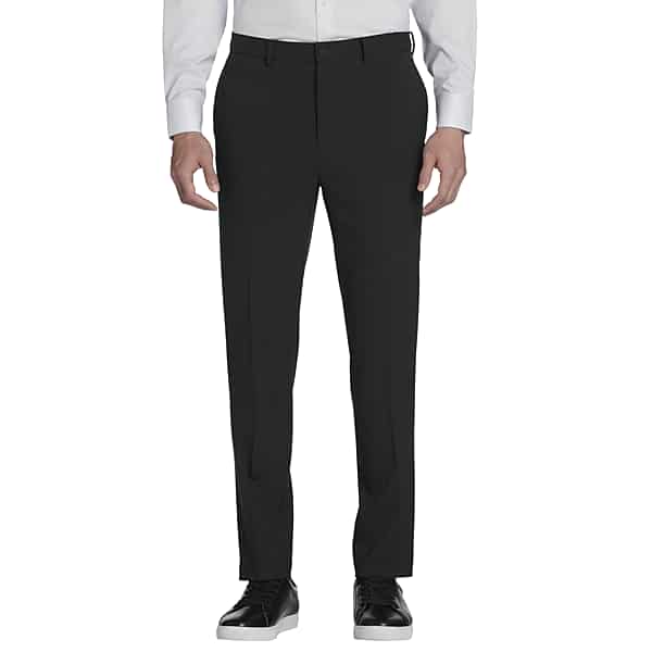 Calvin Klein Skinny Fit Men's Suit Pants Green - Size: 40W x 32L TMW326B40T30