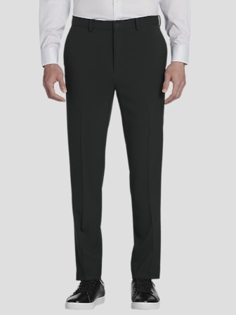 Flat Front Suit Pants