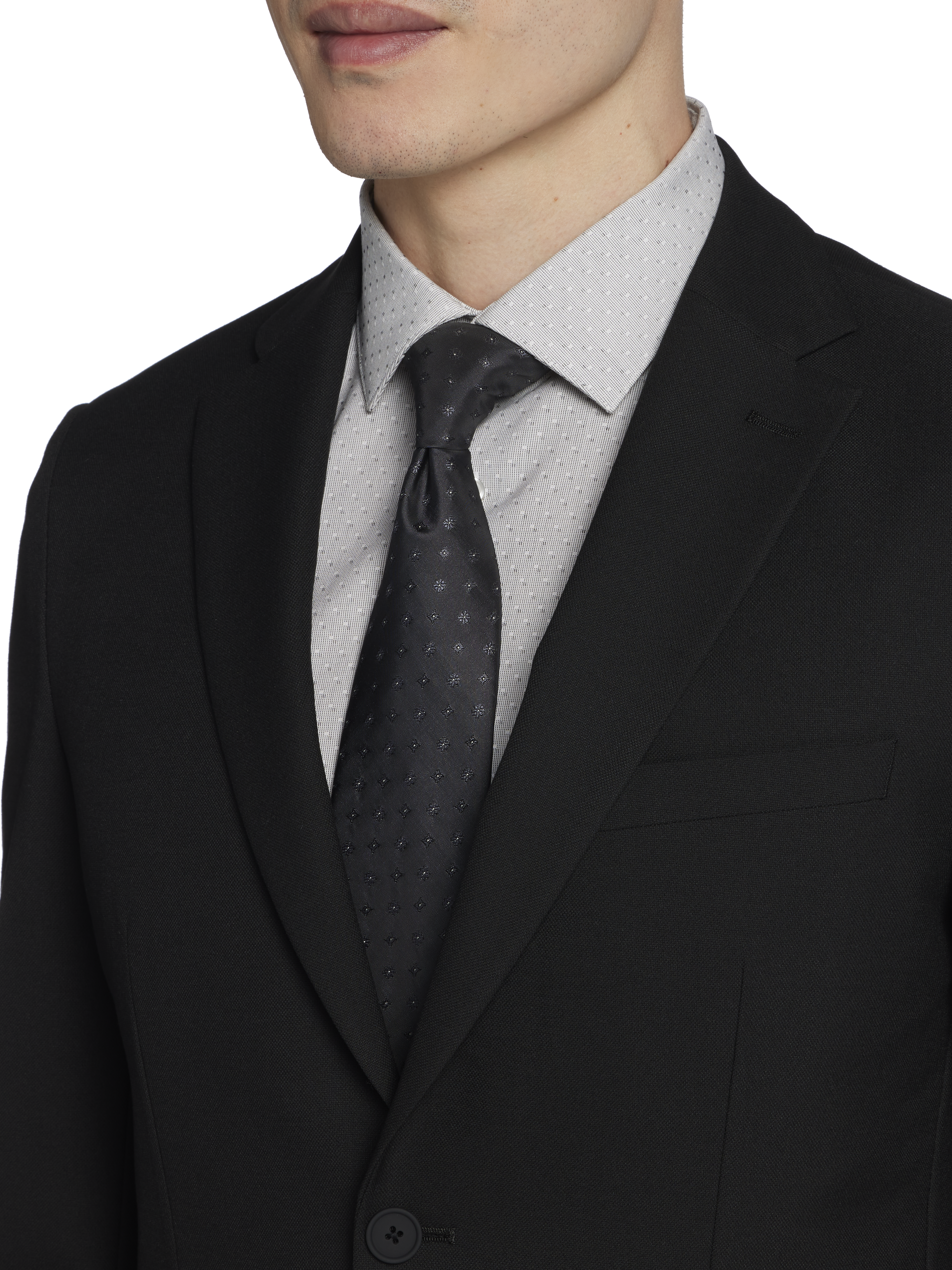 Notch Lapel Suit Jacket