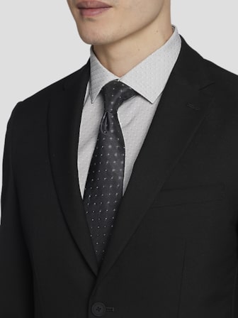 Slim Fit Knit Suit Jacket