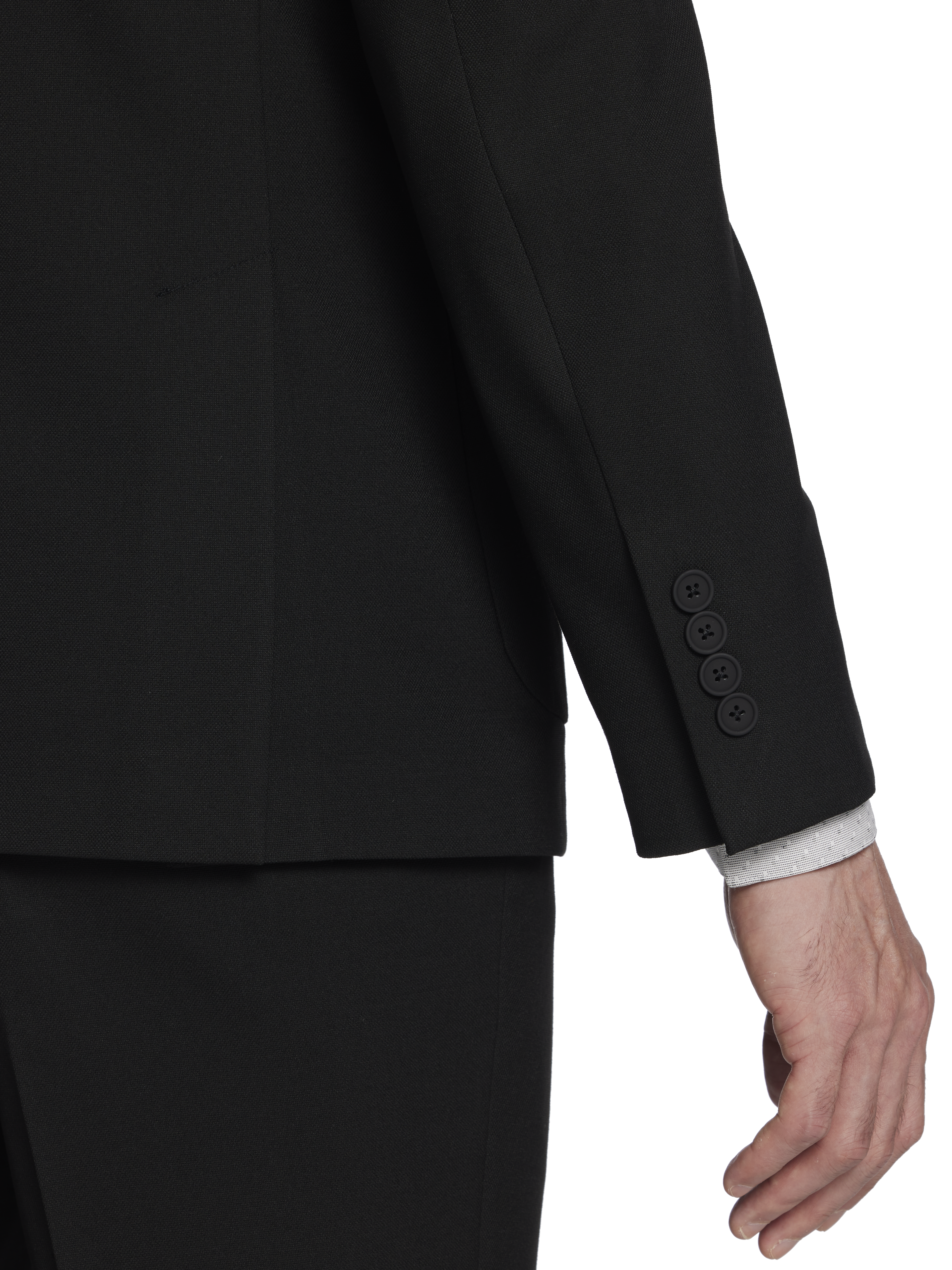 Notch Lapel Suit Jacket