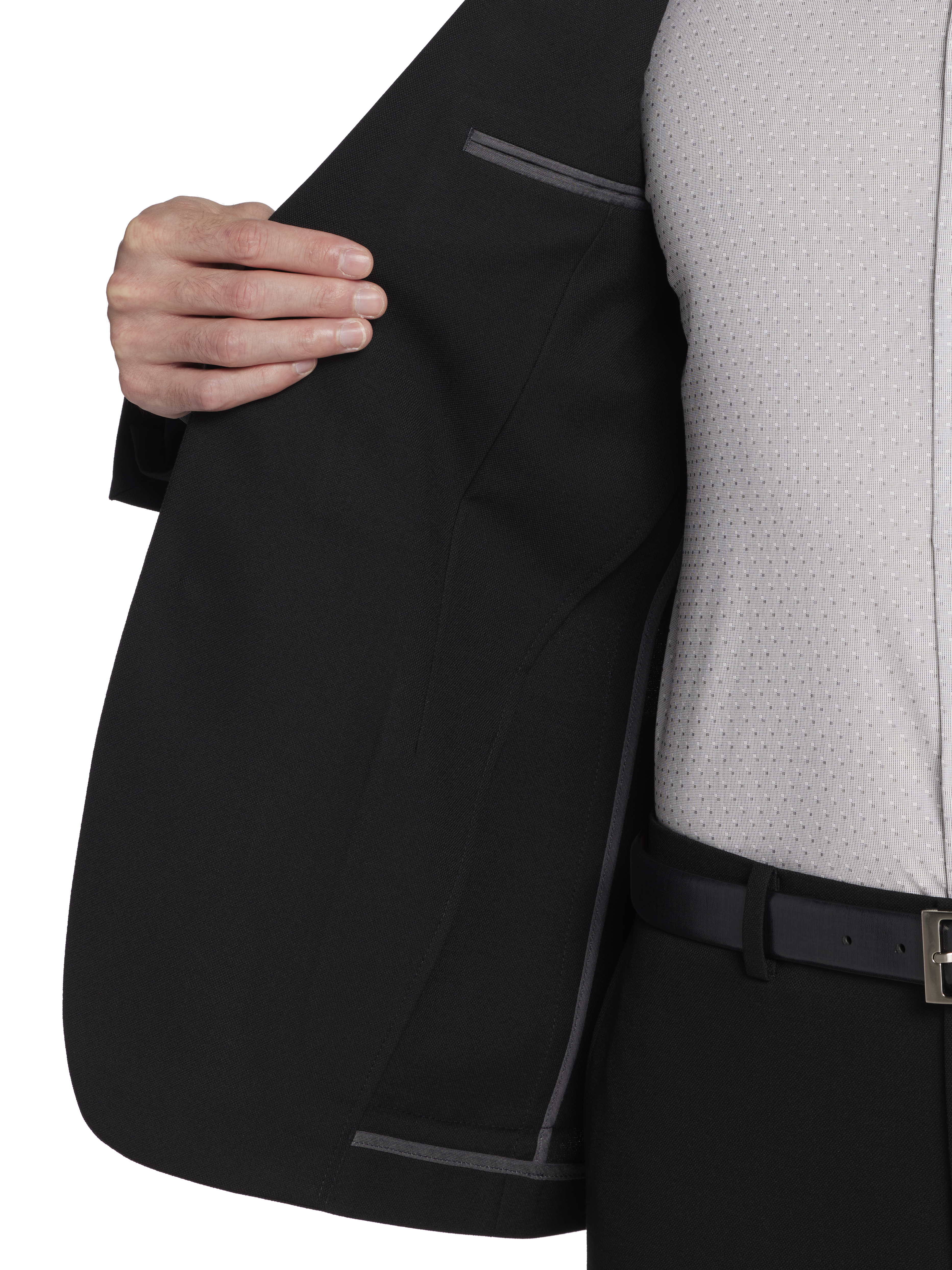 Notch Lapel Suit Jacket