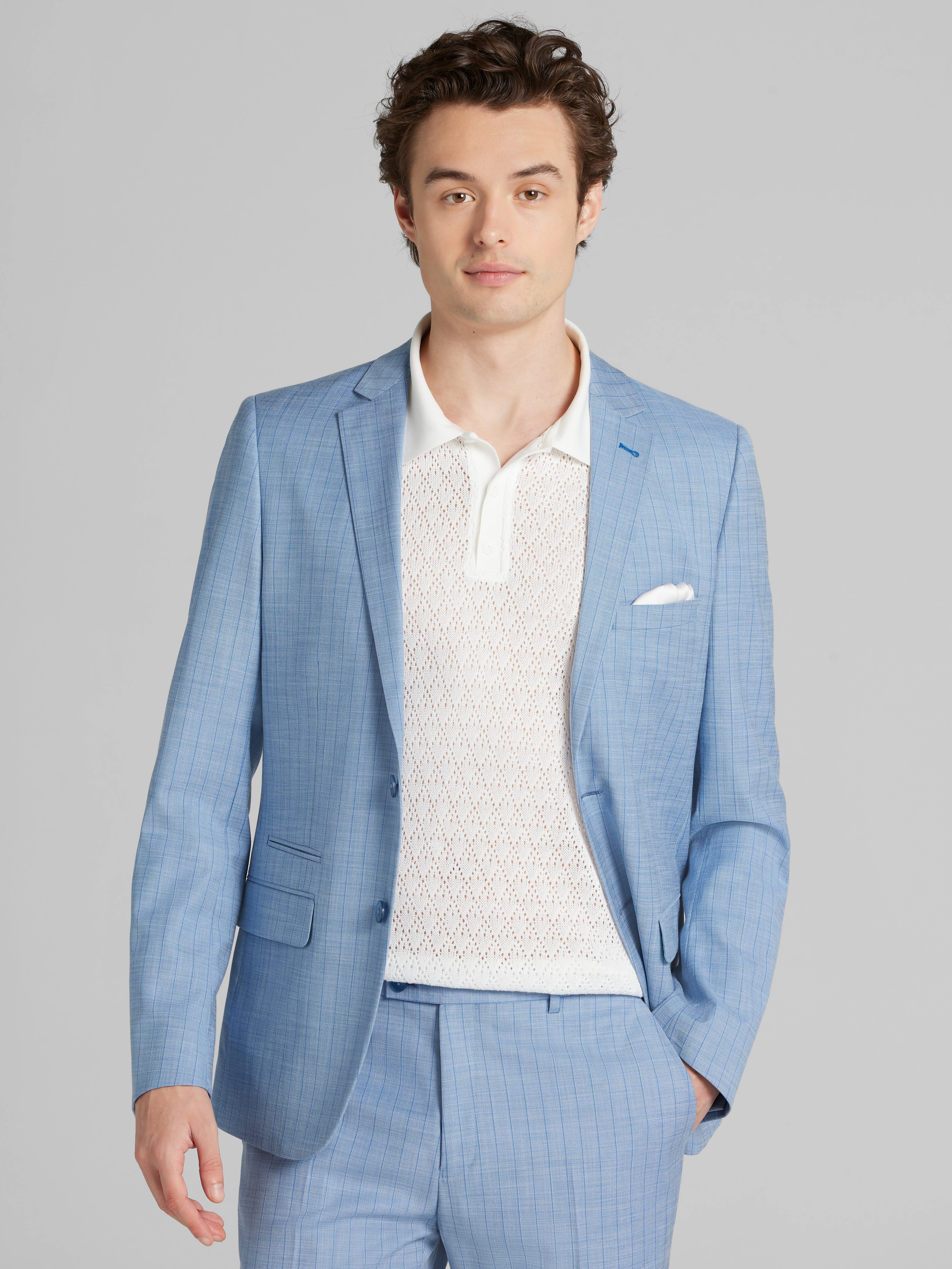 Slim Fit Suit Stripe Jacket