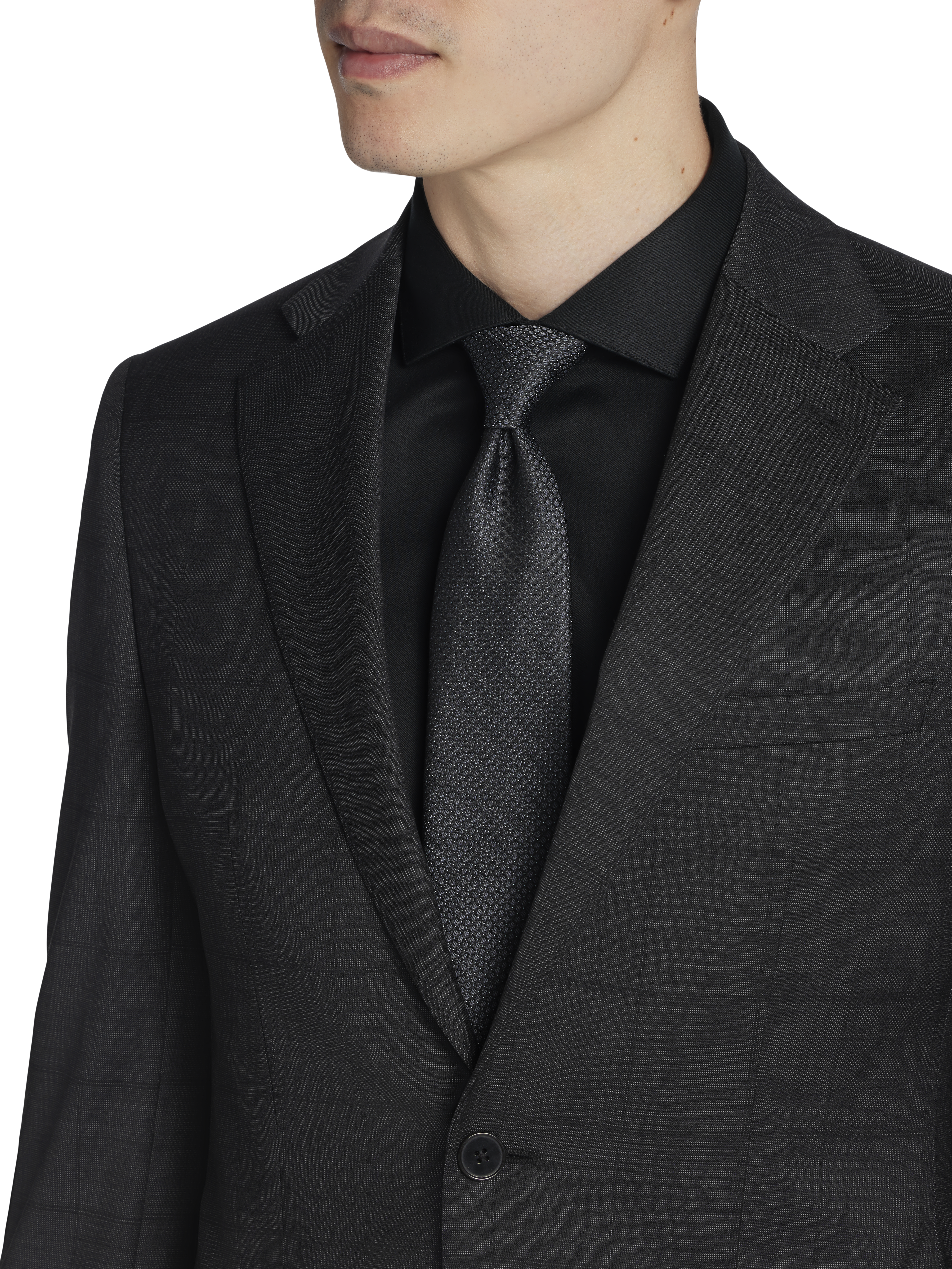 Slim Fit Wool Blend Suit Jacket