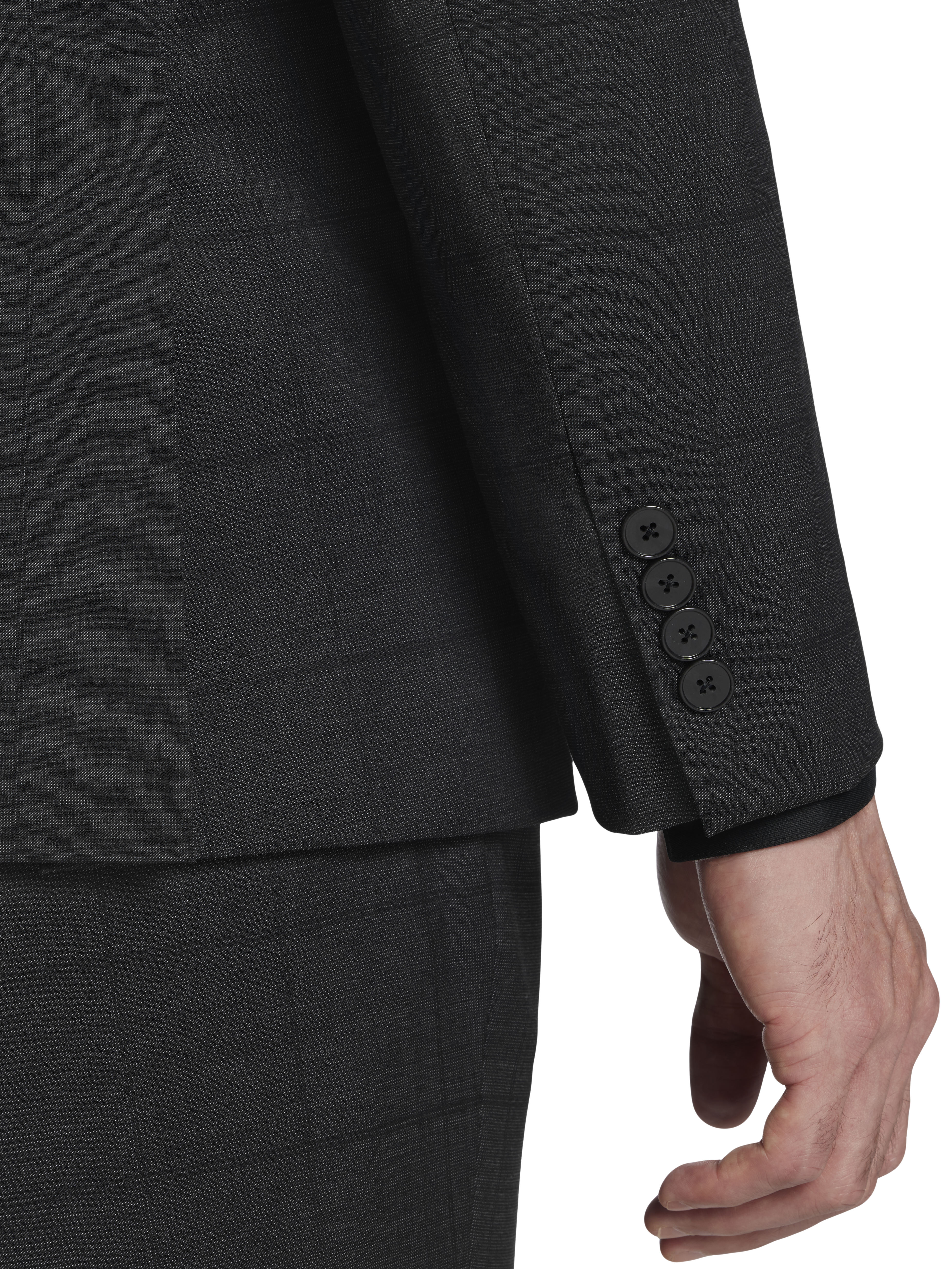 Slim Fit Wool Blend Suit Jacket