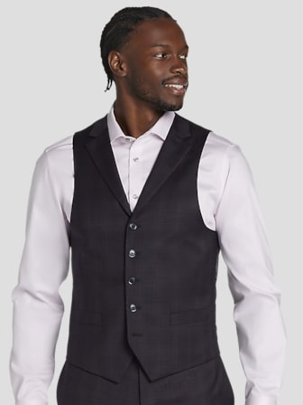 Slim Fit Linen Blend Stripe Suit Pants