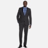 Michael Strahan Classic Fit Wool Blend Plaid Suit Jacket