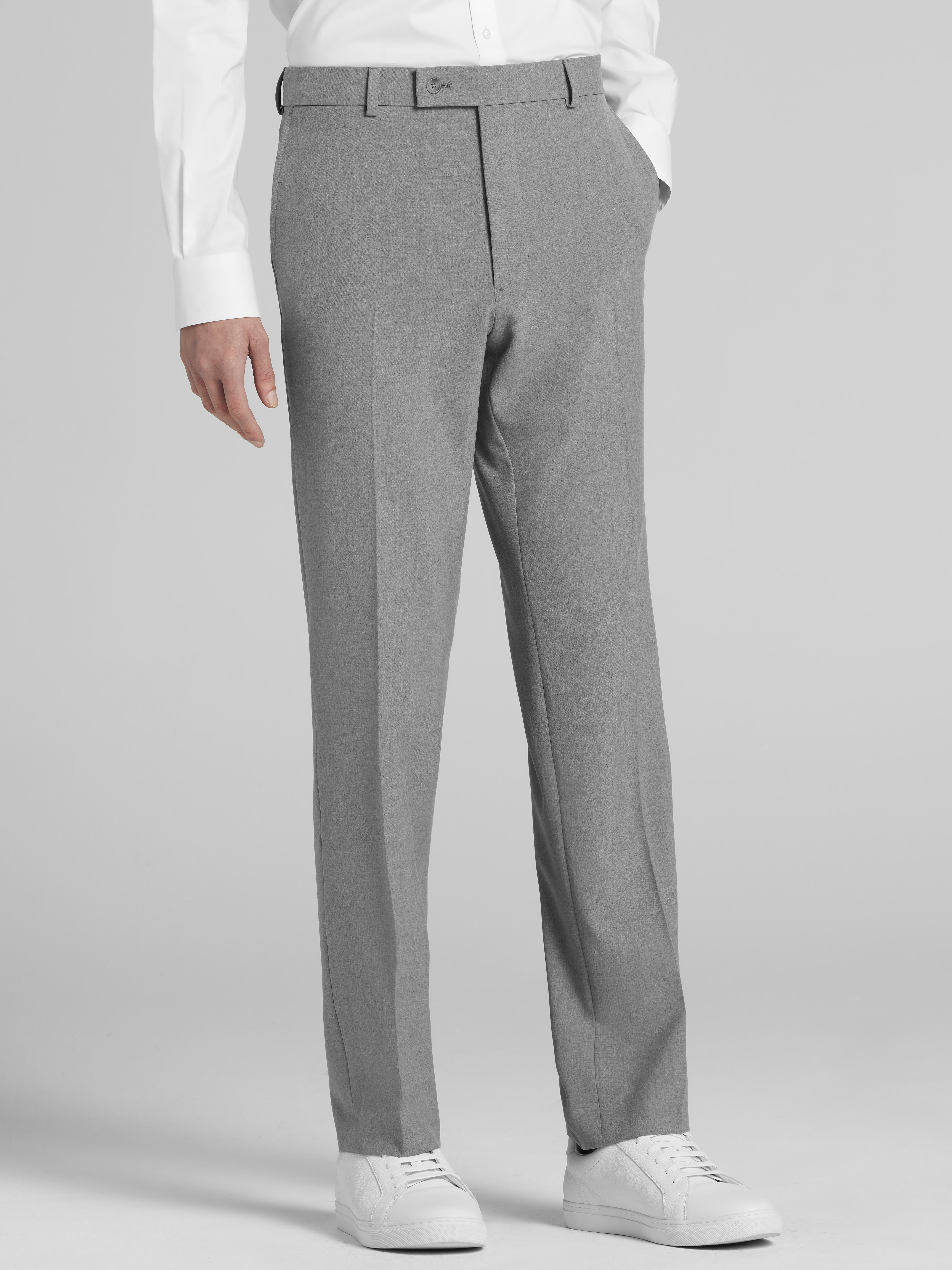 men's wearhouse slim fit dress pants Men's Slim Fit Cotton Chino Pant, Khaki – Wearhouse main image 1