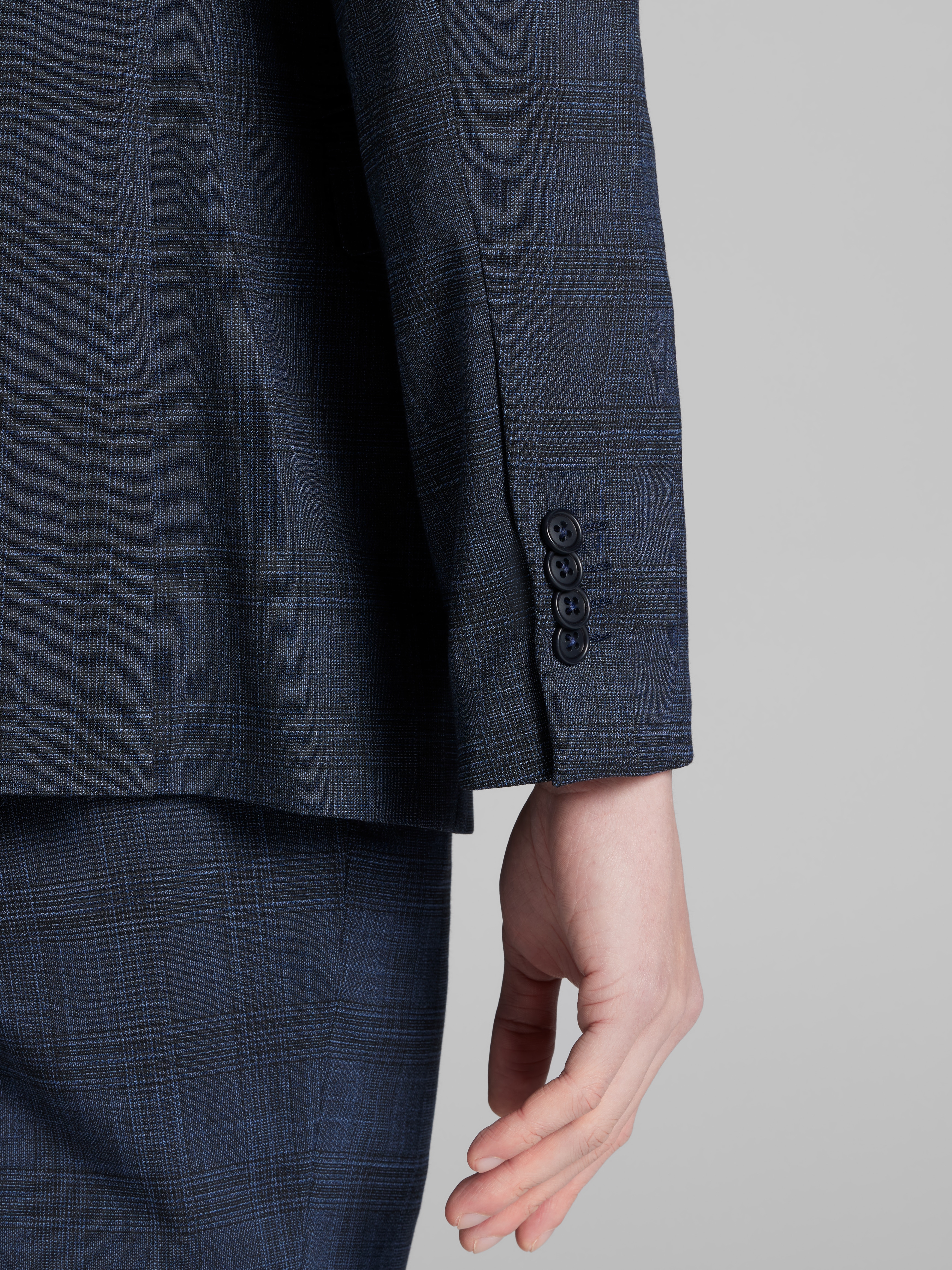 Slim Fit Plaid Suit