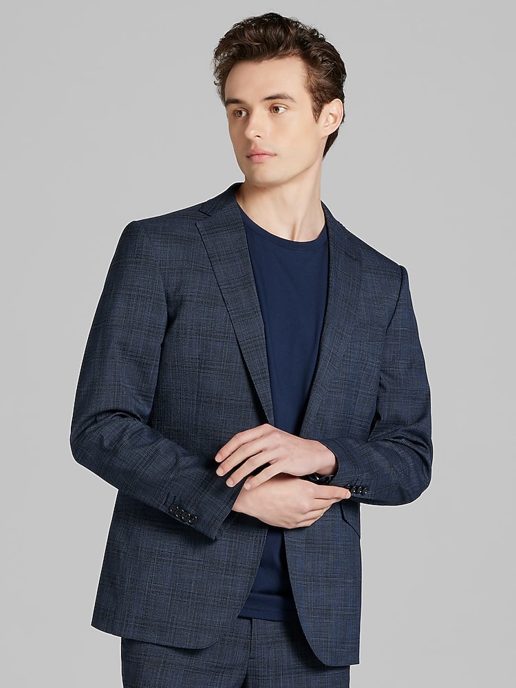 Wilke-Rodriguez Slim Fit Plaid Suit Piece Suits Men's Wearhouse