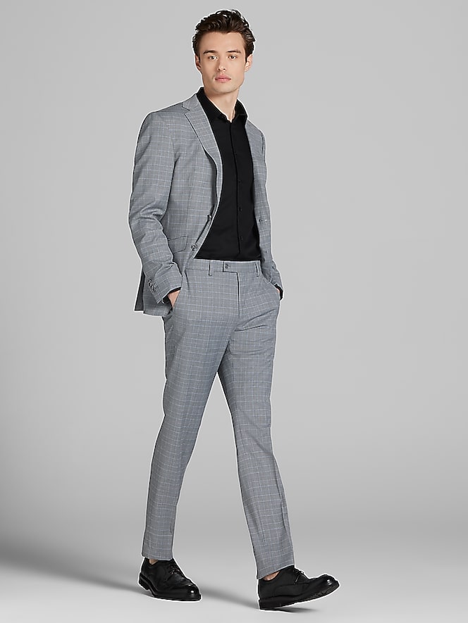 Wilke-Rodriguez Slim Fit Plaid Suit