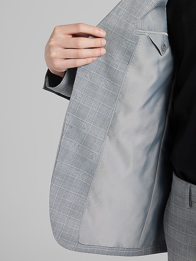 Wilke-Rodriguez Slim Fit Plaid Suit