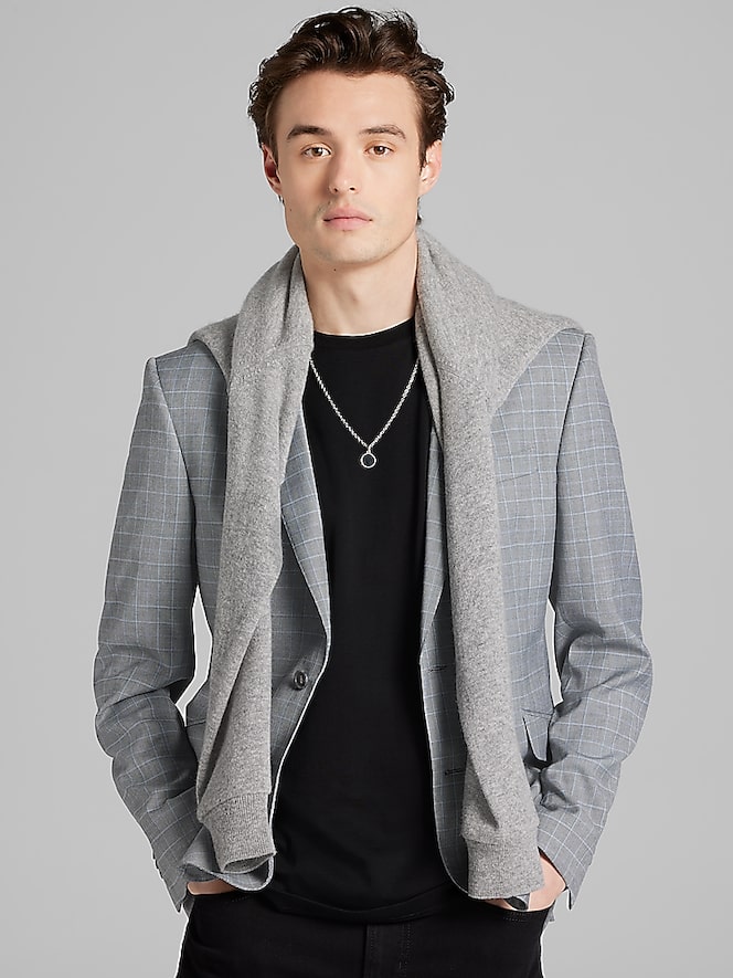 Wilke-Rodriguez Slim Fit Plaid Suit