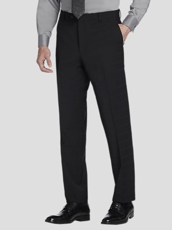 Modern Fit Sharkskin Suit Pants