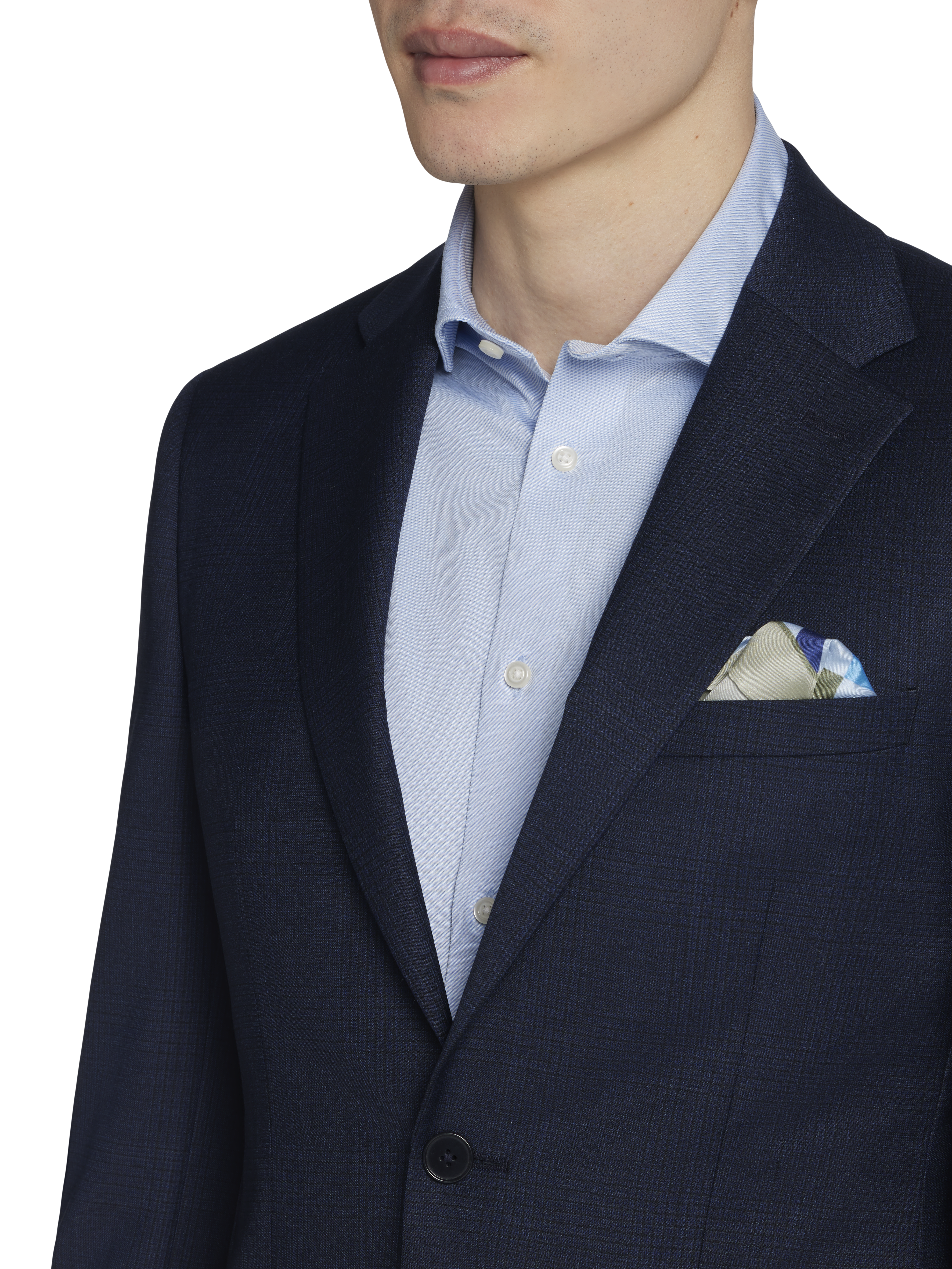 Slim Fit Wool Blend Suit Jacket