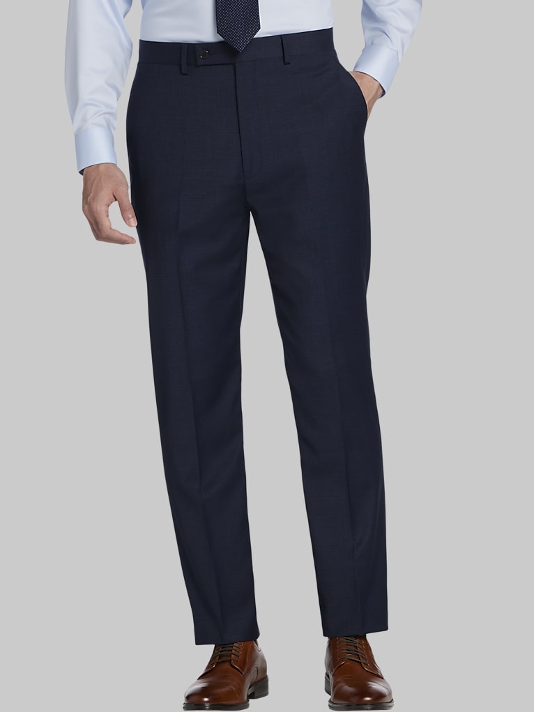 Calvin Klein Slim Fit Wool Blend Suit Pants
