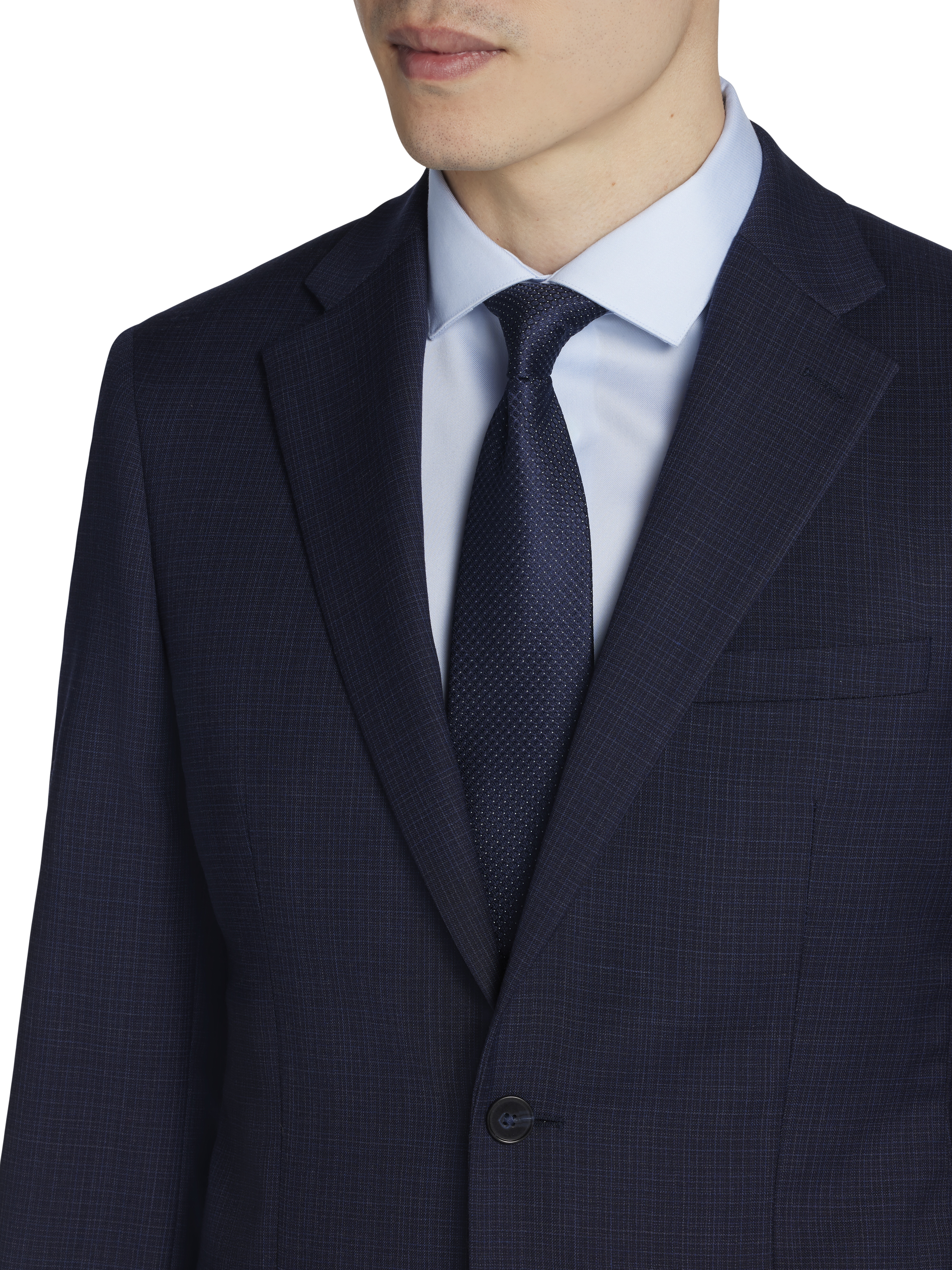 Slim Fit Wool Blend Suit Jacket