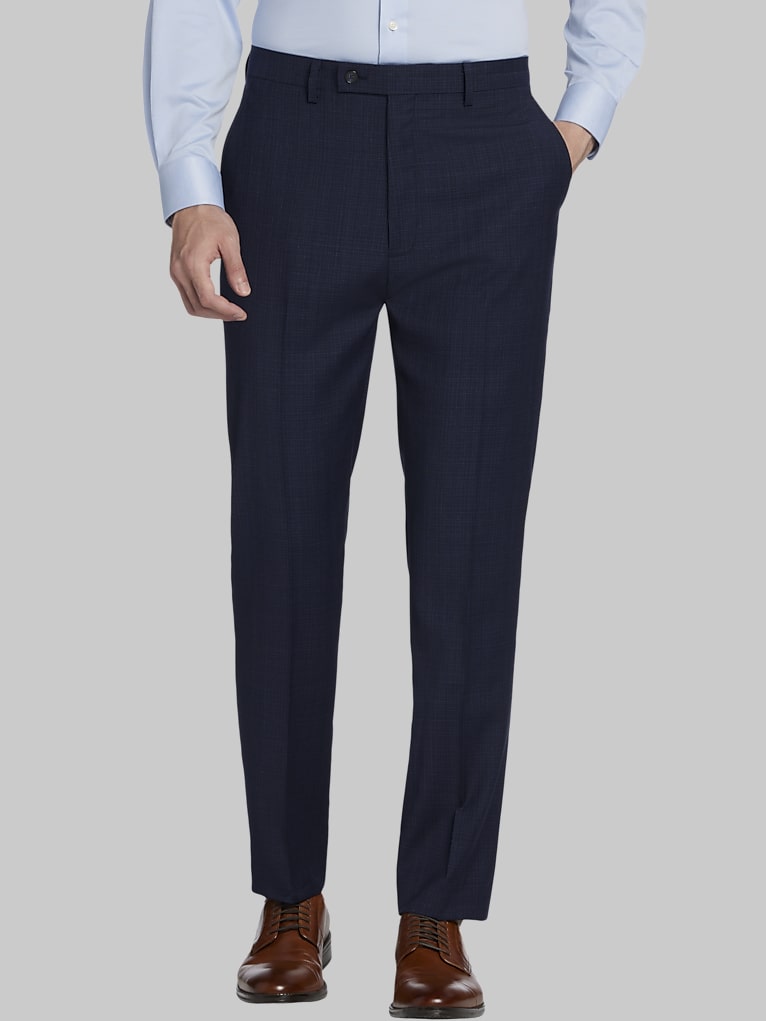 Calvin Klein Slim Fit Wool Blend Suit Pants