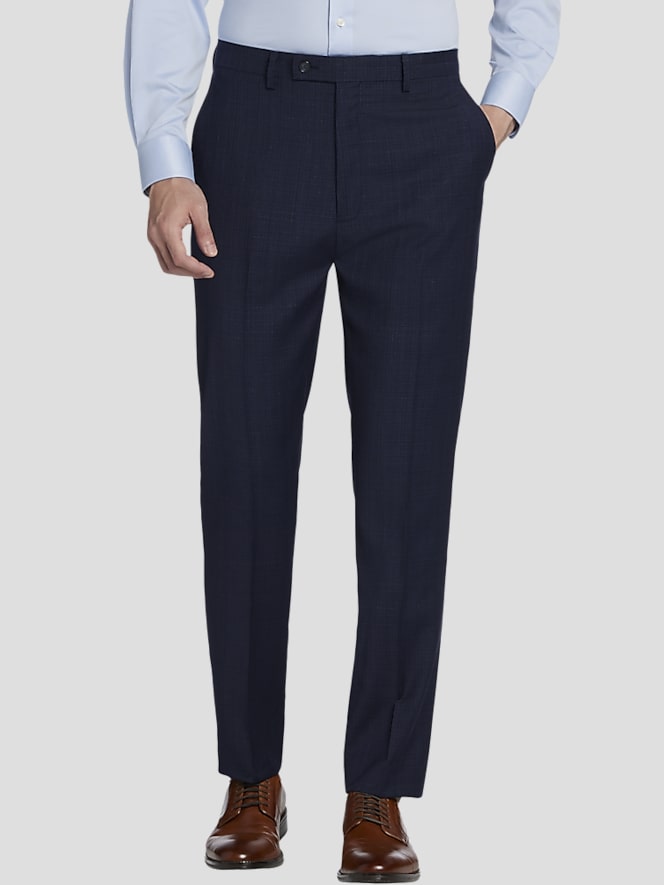 Calvin Klein Slim Fit Wool Blend Suit Pants