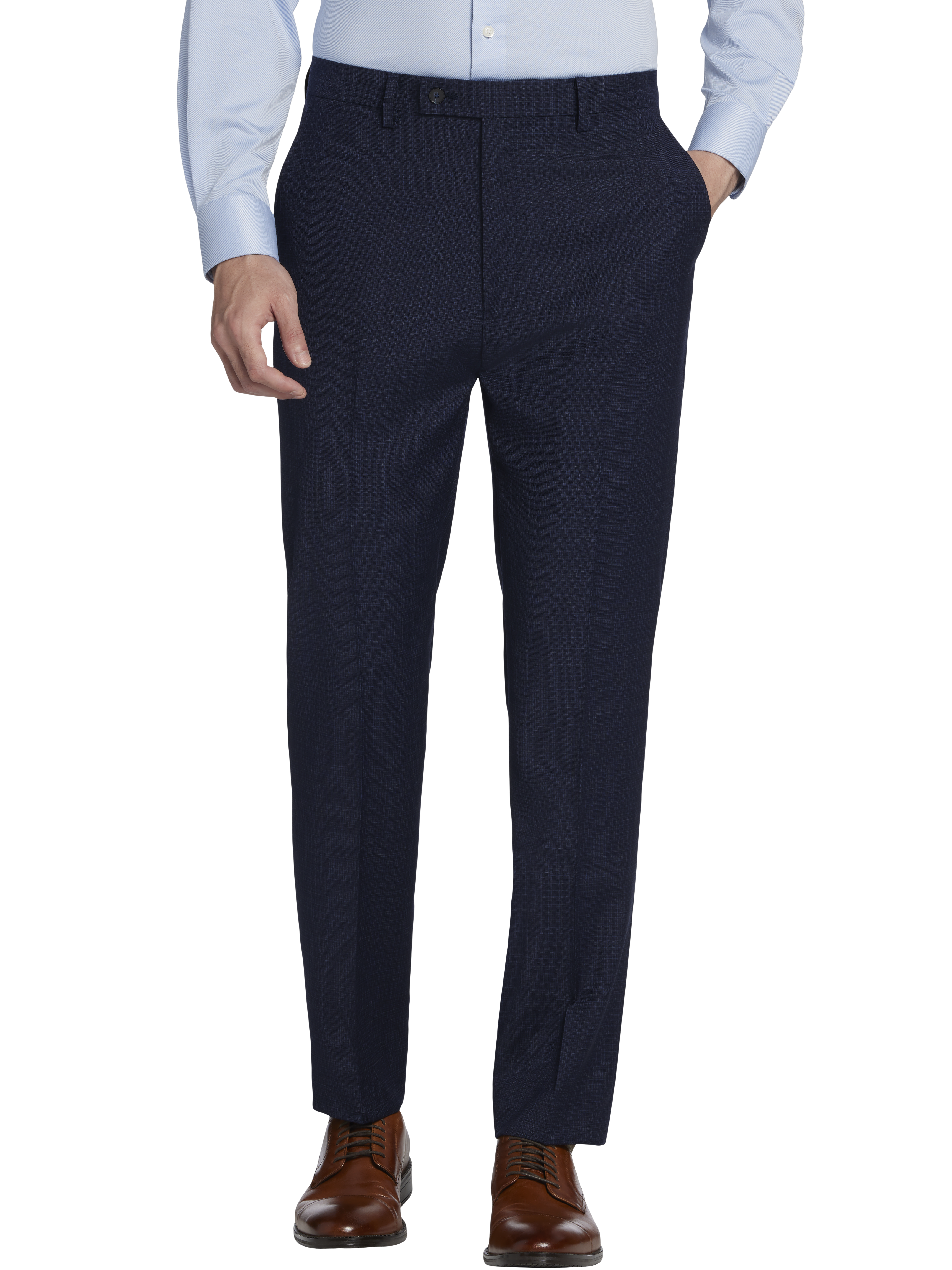 Slim Fit Wool Blend Suit Separates Pants