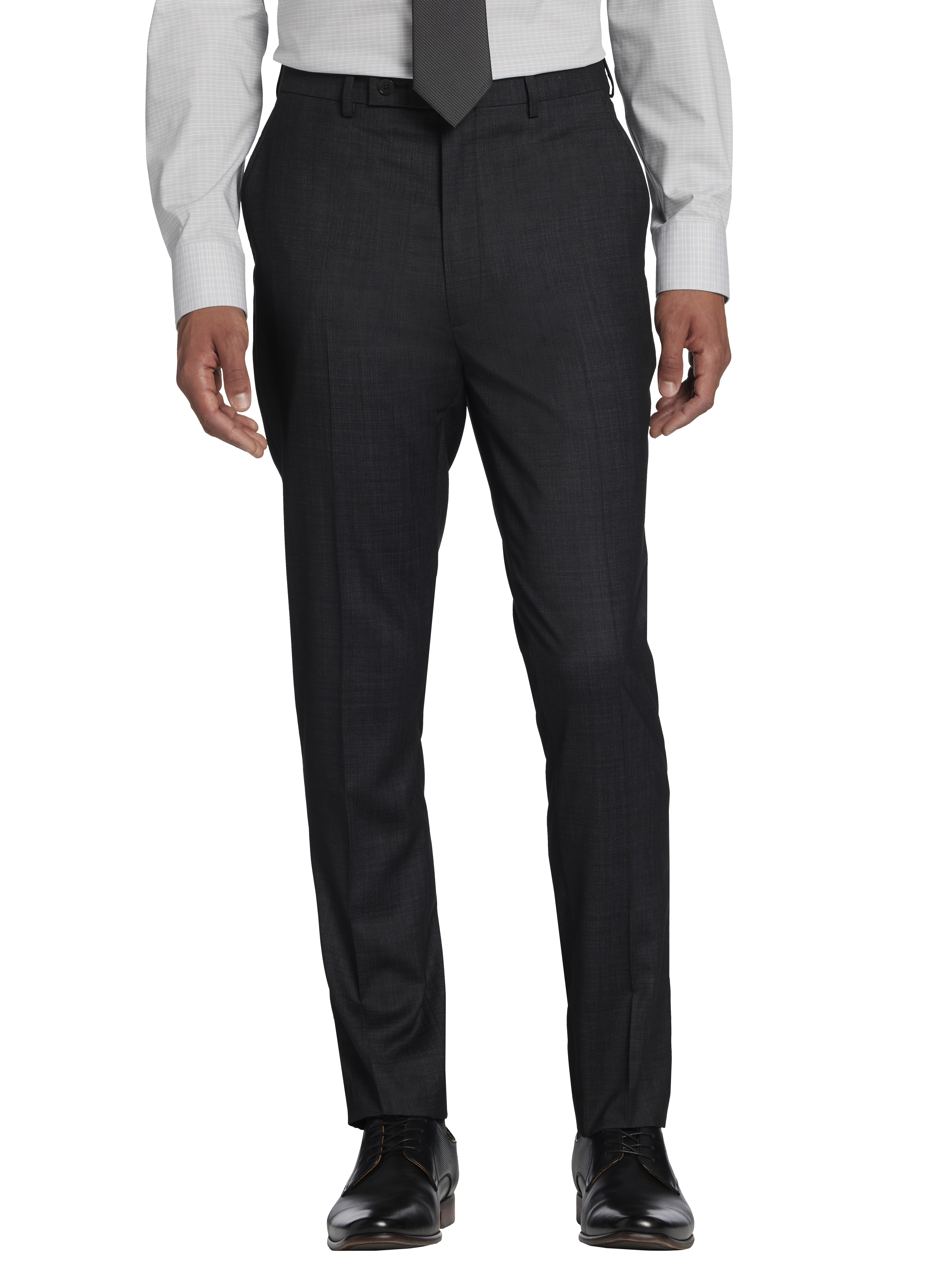 Slim Fit Flat Front Suit Separates Pants