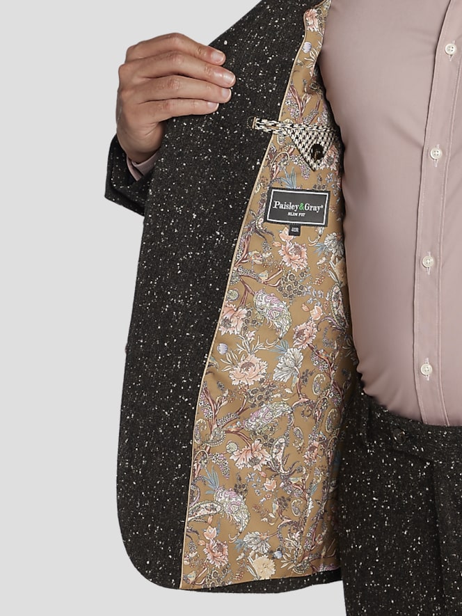 Paisley &Amp; Gray Slim Fit Donegal Suit Jacket