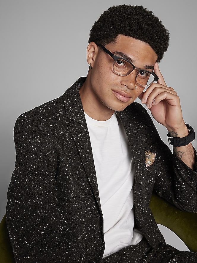 Paisley &Amp; Gray Slim Fit Donegal Suit Jacket